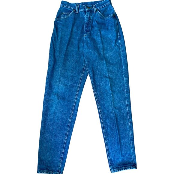 Lee Vintage 90's High Waisted Rise Tapered Mom Jeans Size 8 - Picture 3 of 10